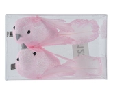Vogel foam L4b11h4.5cm zacht roze - afbeelding 1