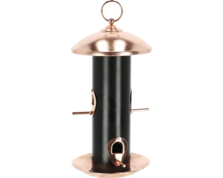 Vogelvoedersilo zwart koper