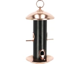 Vogelvoedersilo zwart koper