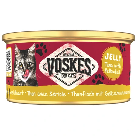 Voskes gelei tonijn&geelstaart 85gr - afbeelding 2