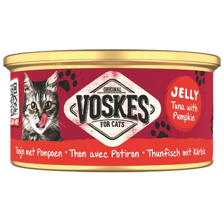 Voskes gelei tonijn&pompoen 85gr - afbeelding 2