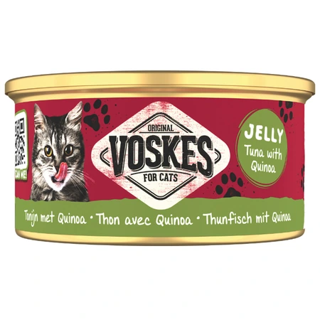 Voskes gelei tonijn&quinoa 85gr - afbeelding 1