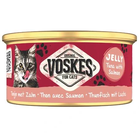 Voskes gelei tonijn&zalm 85gr - afbeelding 2