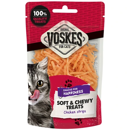 Voskes kipfilet reepjes  60gr - afbeelding 2