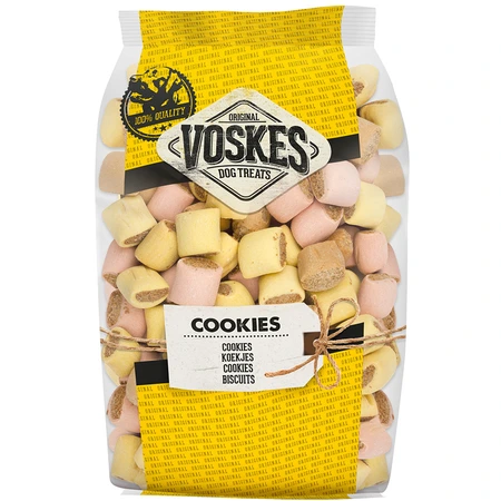 Voskes mini mergkoekjes mix 400gr - afbeelding 1