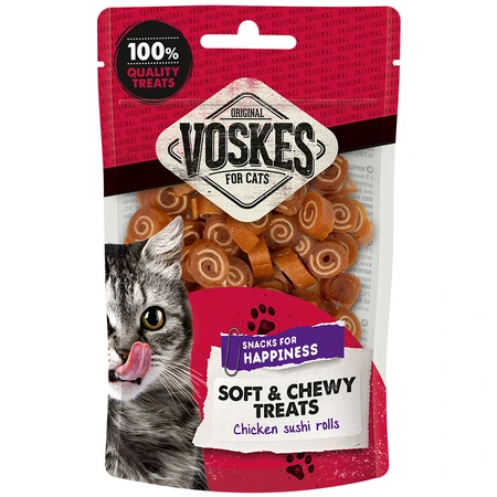 Voskes sushi rolls kip 60gr - afbeelding 2