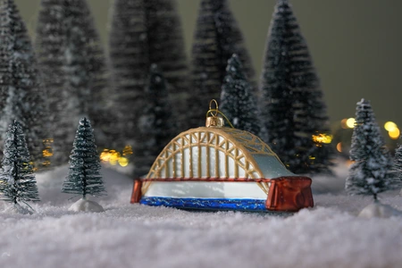 Waalbrug kerstbal - Nijmegen - afbeelding 3