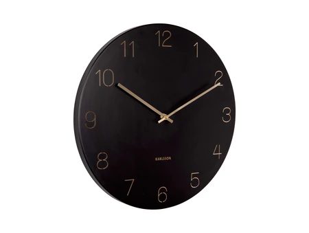 Wall clock Charm engraved numbers black - afbeelding 7