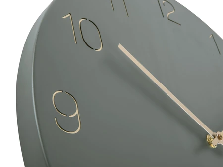 Wall clock Charm engraved numbers jungle green - afbeelding 7