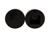 Wall clock Duo Cuckoo chrome plated - afbeelding 3