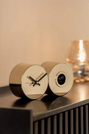 Wall clock Duo Cuckoo gold plated - afbeelding 4