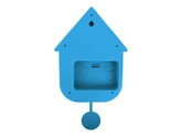 Wall clock Modern Cuckoo ABS bright blue - afbeelding 3