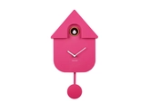 Wall clock Modern Cuckoo ABS bright pink - afbeelding 2