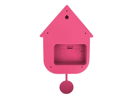 Wall clock Modern Cuckoo ABS bright pink - afbeelding 3