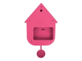 Wall clock Modern Cuckoo ABS bright pink - afbeelding 3