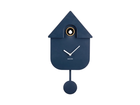 Wall clock Modern Cuckoo ABS dark blue - afbeelding 4