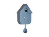 Wall clock Modern Cuckoo ABS metallic dark blue - afbeelding 1