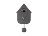 Wall clock Modern Cuckoo ABS metallic dark grey - afbeelding 2