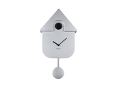 Wall clock Modern Cuckoo ABS metallic silver - afbeelding 2