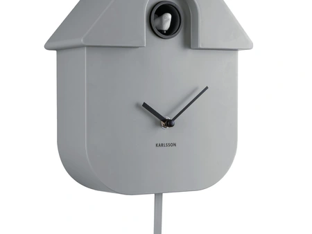 Wall clock Modern Cuckoo ABS mouse grey - afbeelding 3
