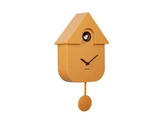 Wall clock Modern Cuckoo ABS ochre yellow - afbeelding 1