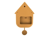 Wall clock Modern Cuckoo ABS ochre yellow - afbeelding 3