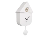 Wall clock Modern Cuckoo ABS white - afbeelding 1