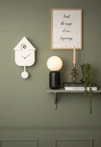 Wall clock Modern Cuckoo ABS white - afbeelding 4