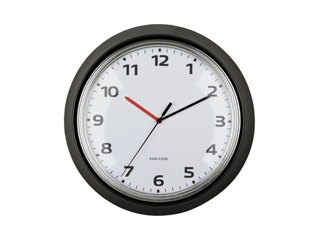 Wall clock Modern Retro black - afbeelding 2