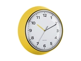 Wall clock Modern Retro bright yellow - afbeelding 1