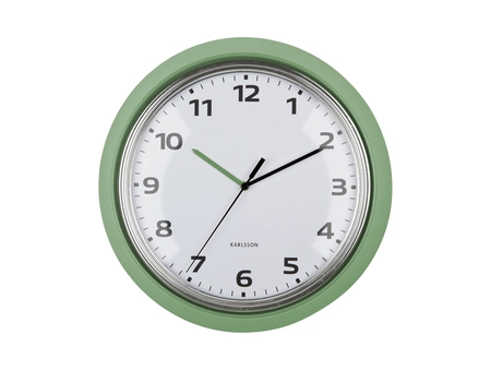 Wall clock Modern Retro jungle green - afbeelding 2