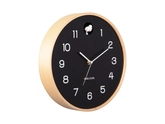 Wall clock Natural Cuckoo birch wood black - afbeelding 2
