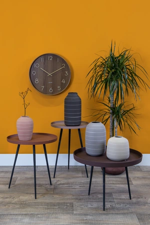 Wall clock Pure medium dark basswood - afbeelding 3