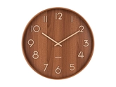 Wall clock Pure medium dark basswood - afbeelding 2