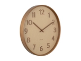 Wall clock Pure wood grain sand brown - afbeelding 1