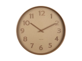 Wall clock Pure wood grain sand brown - afbeelding 2