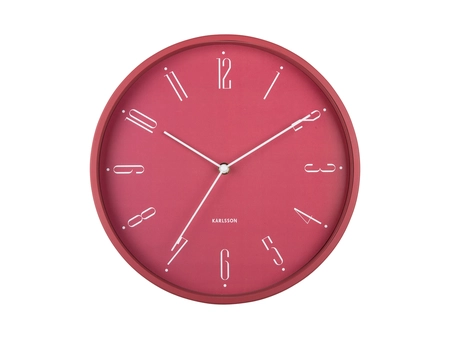 Wall clock Regal Numbers blush red - afbeelding 2