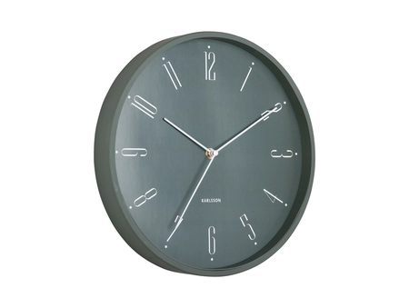 Wall clock Regal Numbers jungle green - afbeelding 1
