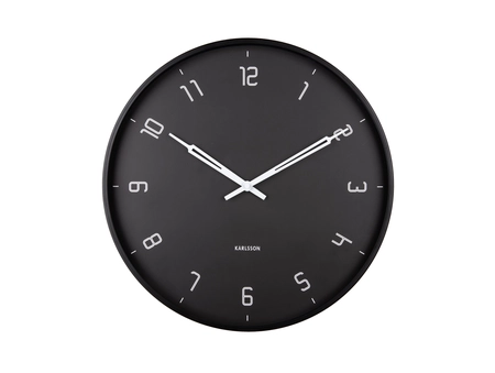 Wall clock Stark iron matt black - afbeelding 2