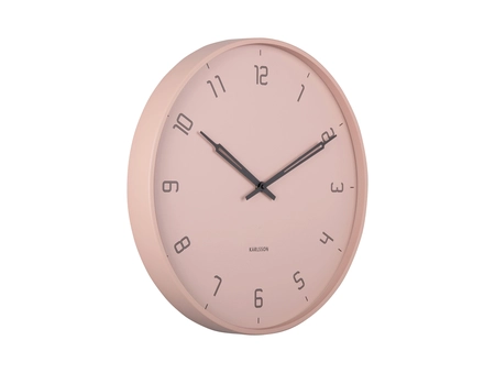 Wall clock Stark iron matt faded pink - afbeelding 1