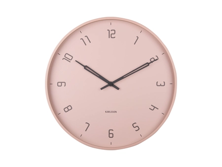 Wall clock Stark iron matt faded pink - afbeelding 2