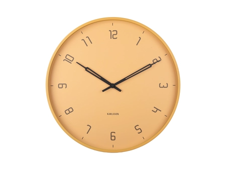 Wall clock Stark iron matt honey yellow - afbeelding 2
