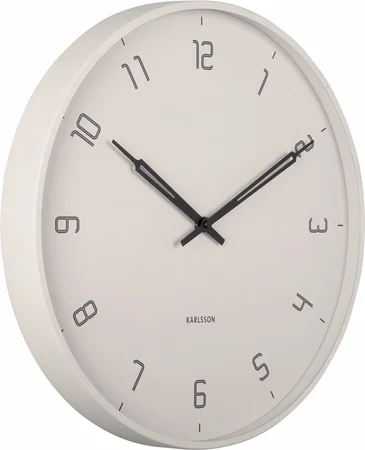 Wall clock Stark iron matt warm grey - afbeelding 2