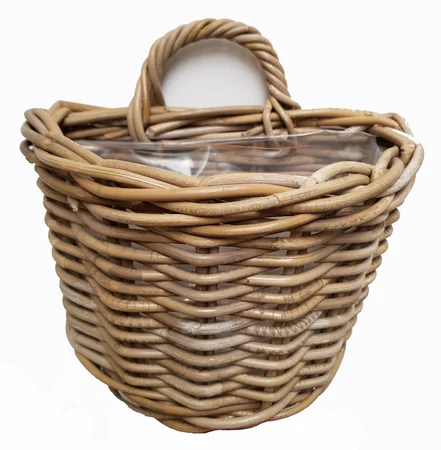 Van der Leeden Wallhanger Rattan 29X18H20CM Grey