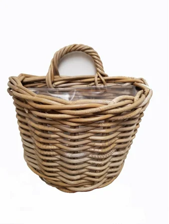 Van der Leeden Wallhanger Rattan 38X24H25CM Grey