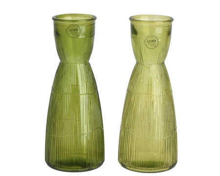 Waterkaraf recycled glas (1 stuk, div. soorten)