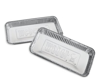 Weber® Aluminium lekbakjes - 5 stuks - afbeelding 2