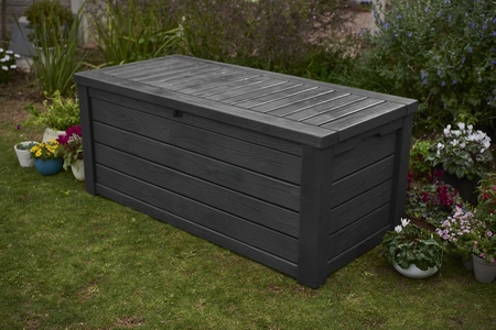 Westwood Box 155 x 72,4 x 64,4 cm 570L antraciet - afbeelding 3