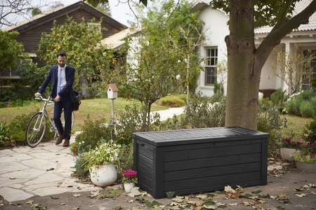 Westwood Box 155 x 72,4 x 64,4 cm 570L antraciet - afbeelding 5
