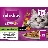 Whiskas Kattenvoer 1+ selectie van de chef in saus - 85 gram 12 stuks - afbeelding 2